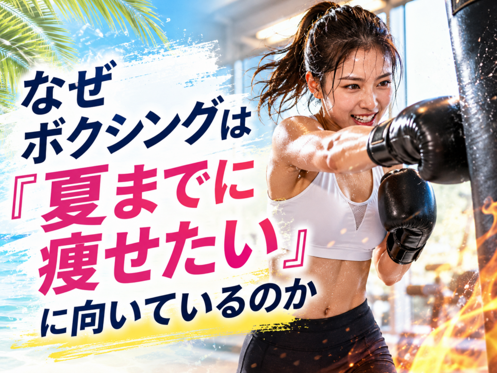なぜボクシングは「夏までに痩せたい」に向いているのか